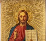 Большая икона с Христом Пантократором