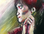Portrait of Tsoi canvas oil