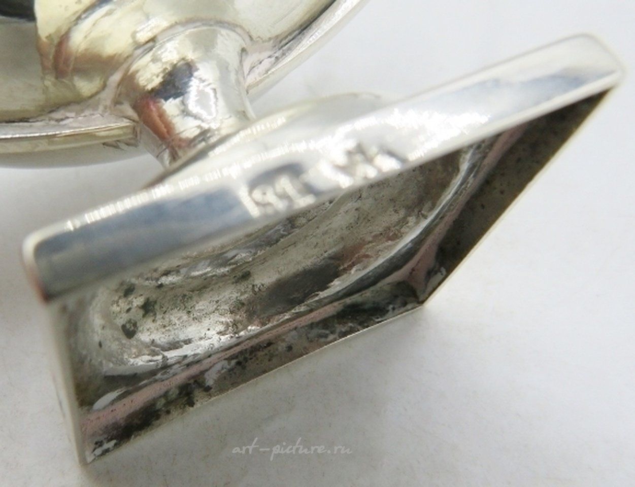 Русское серебро , Соль-подставка из русского серебра