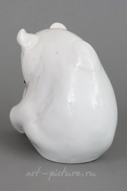 "Porcelain figure 'Polar Bear'. Royal Copenhagen"