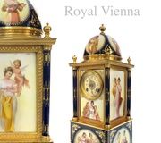 Часы из королевского фарфора Royal Vienna, около 1880 года