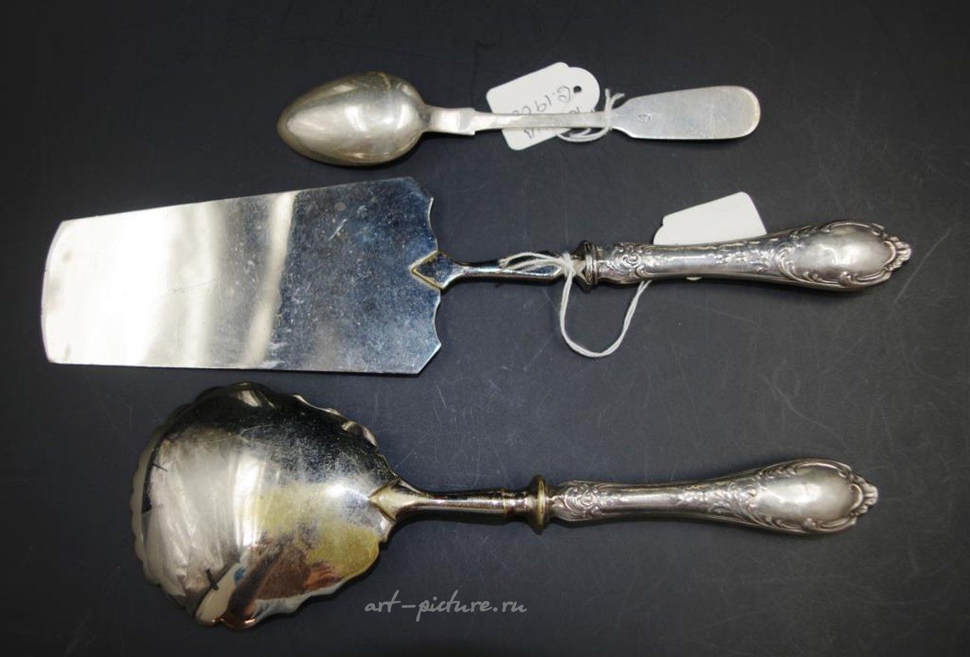 Русское серебро , Русская серебряная сервировочная лопатка