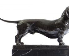 Статуэтка «Такса». Бронза. Германия. Meyer-Pyritz. Начало ХХ века.