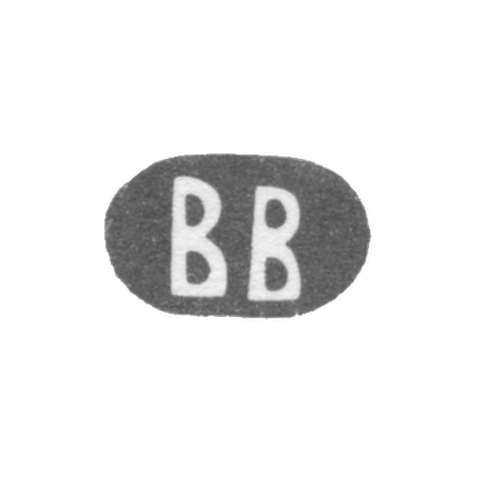 Claymo Master Bolens Boyle - Vilno - initials BB - 1724-1747.