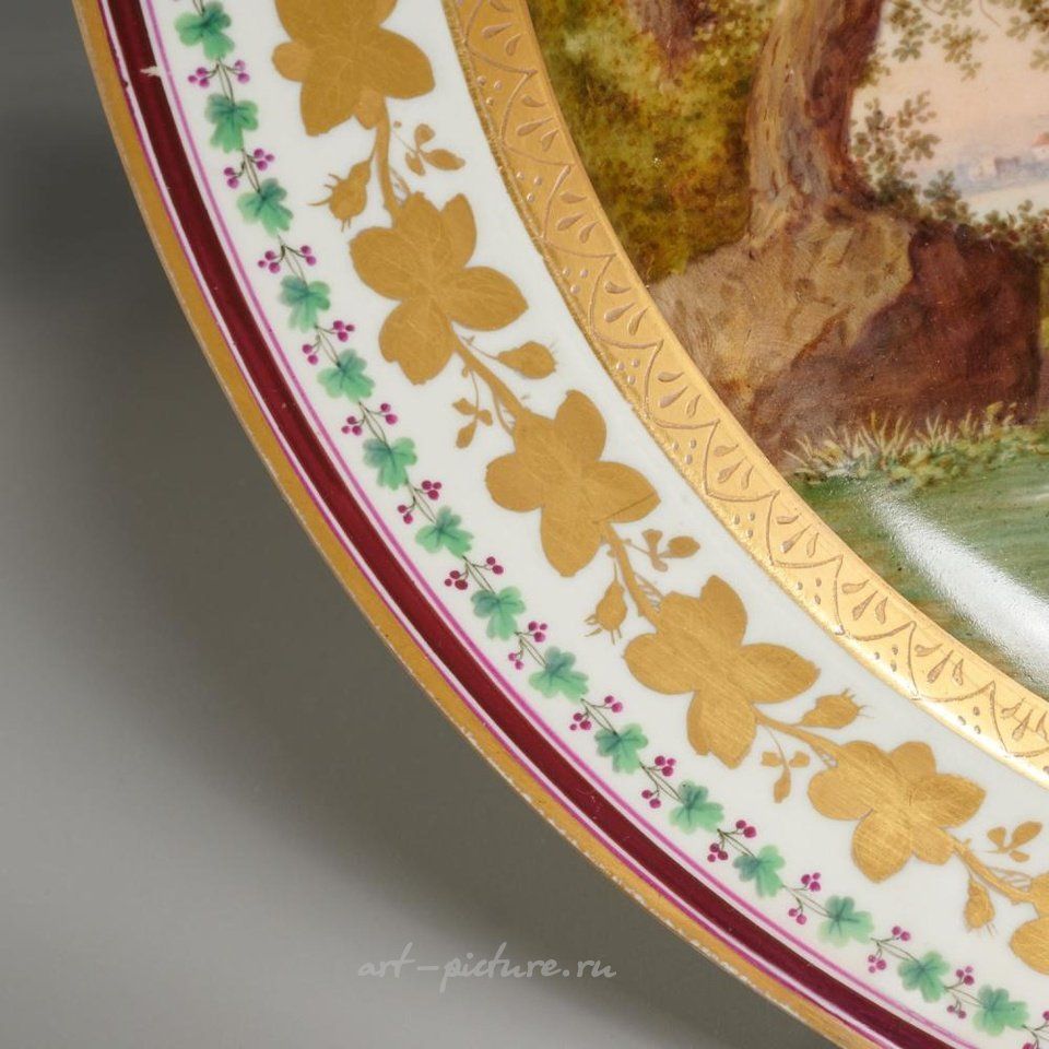 Royal Vienna Porcelain , Royal Vienna cabinet plate, Samson & Delilah