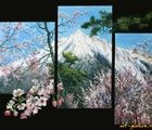 Japanese dreams oil, canvas