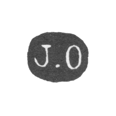 Claymo Master Olsonius Johan Ferdinand - Leningrad - initials J.O.