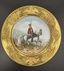 Фарфоровая тарелка с ручной росписью “Обер-офицер Лейб-Гвардейского Гусарского полка”