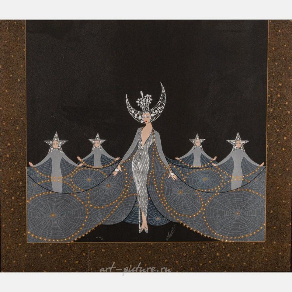 Russian silver , ERTE (ROMAIN DE TIRTOFF) (RUSSIAN/FRENCH, 1892-1990)