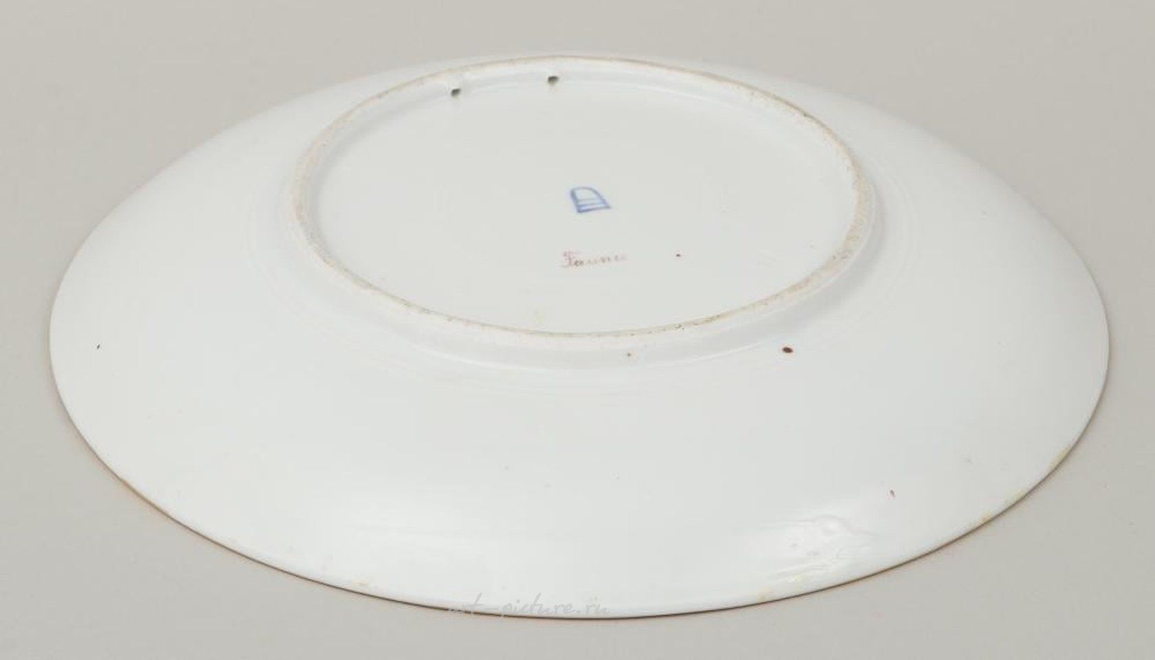 Royal Vienna Porcelain , Royal Vienna painted porcelain plate.