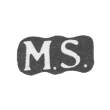 Claymo Master Skitt Mathias - Leningrad - initials "M.S."