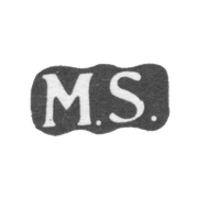 Клеймо мастера Скитт Матиас - Ленинград - инициалы "M.S."