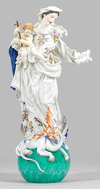 Фигура "Мария де Виктория" из Мейсенского фарфора