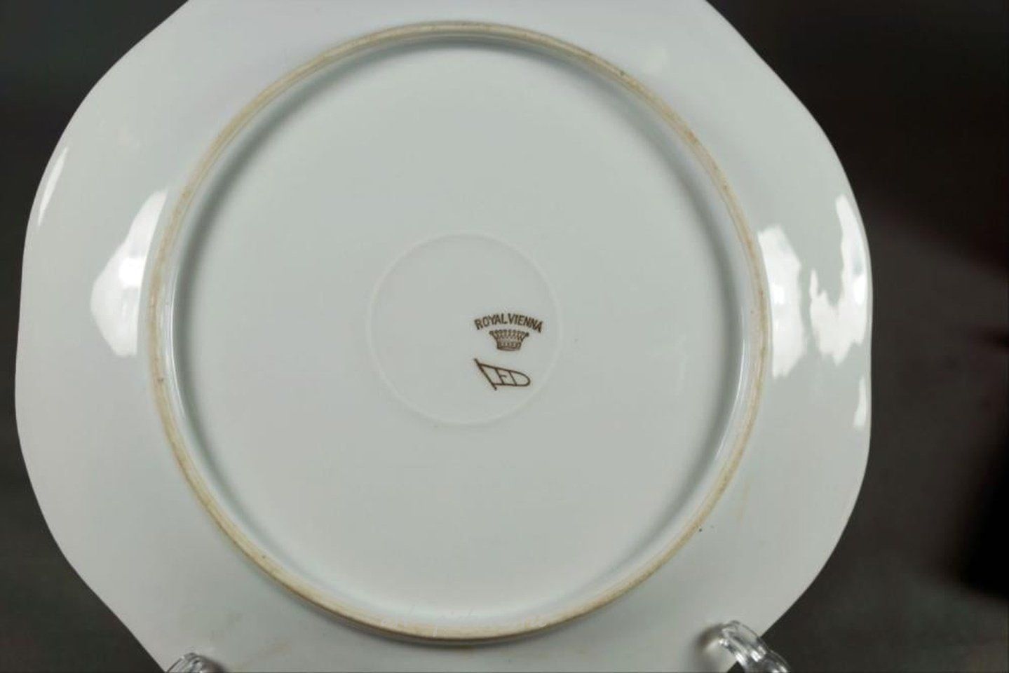 Royal Vienna Porcelain , Sevres-Style And Royal Vienna-Style Porcelain Plate