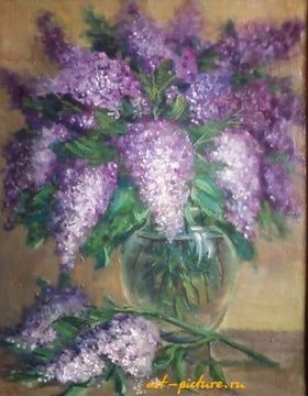 buy "Fragrant lilac, canvas, oil."