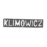 The stigma of the master Klimovich - Grodno - initials "Klimowicz" - 1861-1862.