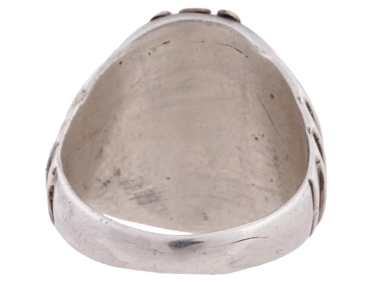 Русское серебро , Русское серебряное кольцо-печатка