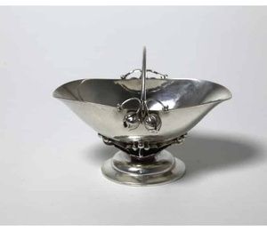 Silver vase in the style of art nouveau.Denmark, Copenhagen, Georg Jensen, 1933-1944.