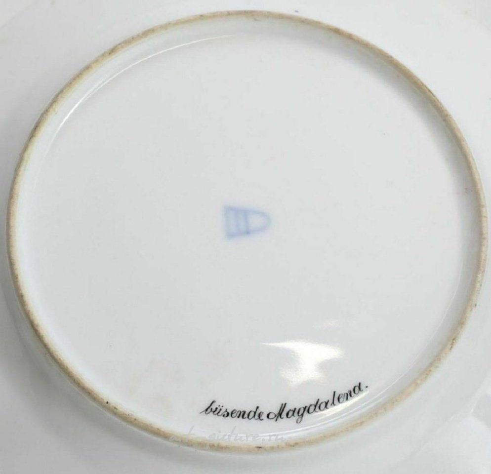 Royal Vienna , Фарфоровая тарелка "Бусенда Магдалена" с ручной росписью, Вагнер