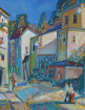 купить Утро в Балаклаве. Холст, масло. 50 х 60 см.