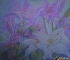 Статуэтка Lilies pastel, paper