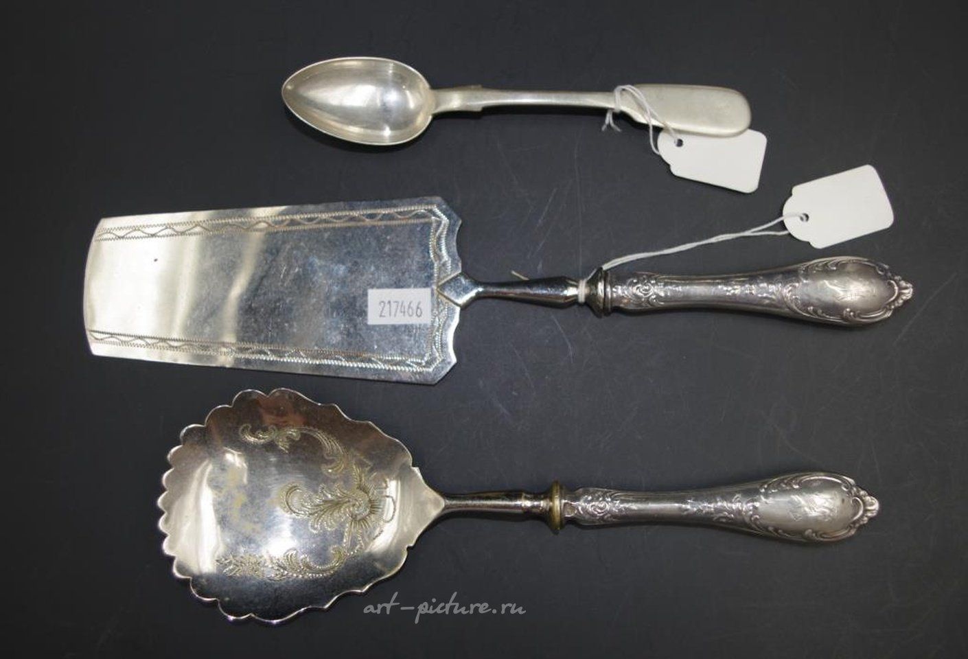 Русское серебро , Русская серебряная сервировочная лопатка