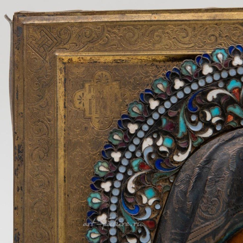 Русское серебро , Русская серебряная икона Богоматери Казанской