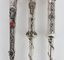 4 ANTIQUE RUSSIAN JEWISH SILVER TORAH POINTER LOT