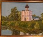 купить Покрова масло, холст на картоне 