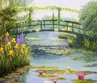 buy Monet bridge (my version).canvas, oil