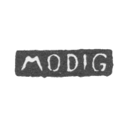 Клеймо мастера Модиг Элиас - Ленинград - инициалы "MODIG"