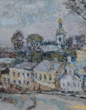 купить Смоленск. Благовещенская ул. Холст, масло. 60 х 80 см