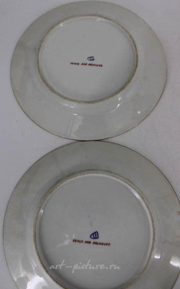 Royal Vienna Porcelain , 12 Royal Vienna Porcelain Plates