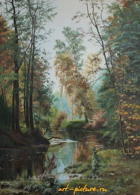 Павловский лес масло, холст