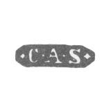 Claymo Master Seipel Carl Adolph - Leningrad - initials of CAS.