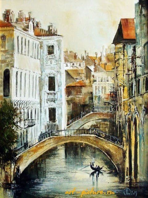 Каналы Венеции масло,холст