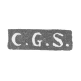 Claymo Master Silund Karl Gustave - Leningrad - initials of C.G.S