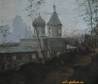 buy "Spaso-Transfiguration Parish, Evening Holst/Oil"