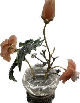 buy Jewelry composition "Ikebana" made of precious metals and stones. Author of the work: Svetlana Sedykh.