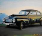 Статуэтка Retro car 4 oil, canvas