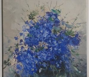 Forget -me -nots oil, Holst