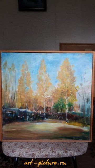 Birch oil, canvas