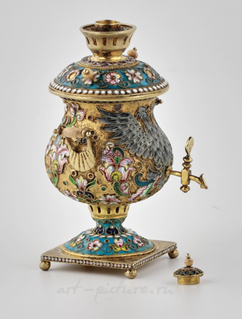 "Silver miniature Samovar. Vasily Konvalenko"