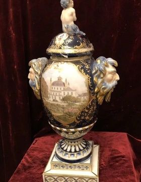купить Royal Copenhagen ваза 19 век