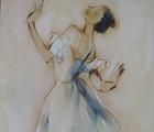 Статуэтка Ballerina in white oil, …