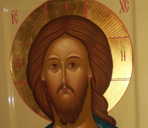 The manuscript icon Jesus Christ, the Savior.wood, tempera, gold