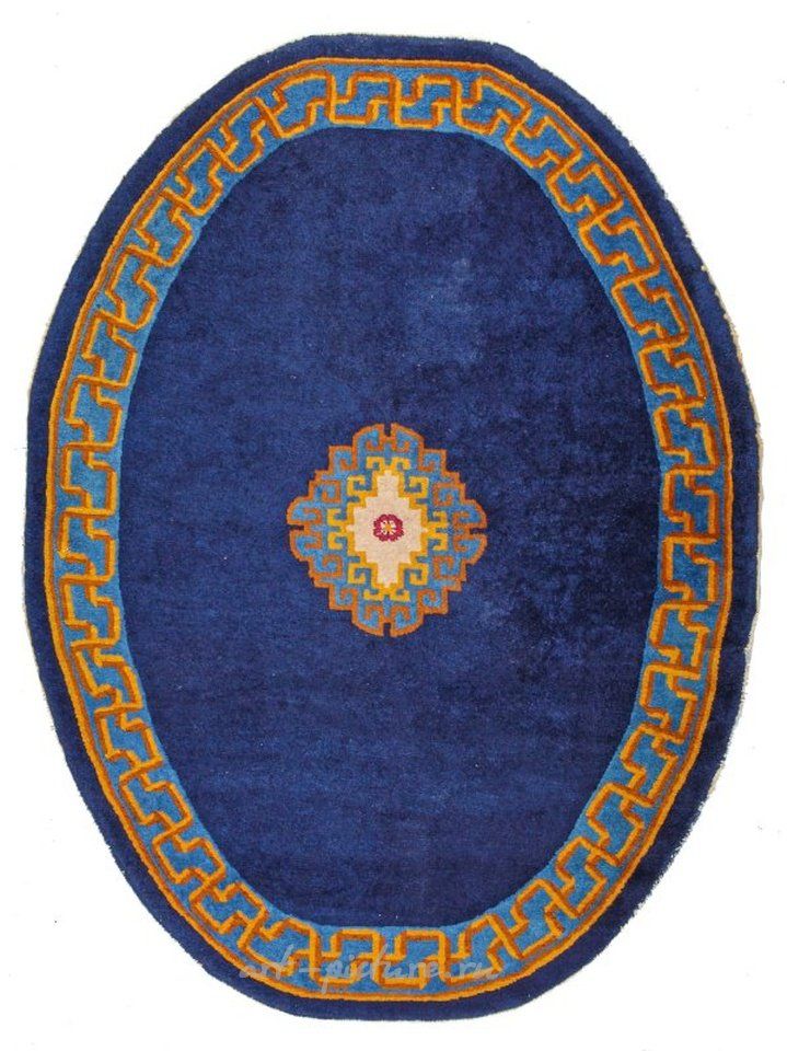 Oval Chinese tapestry