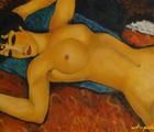 Статуэтка A. Modigliani naked on t…