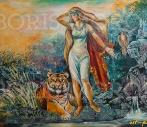 "Queen of Amur" canvas / oil