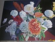 Flowers canvas, oil